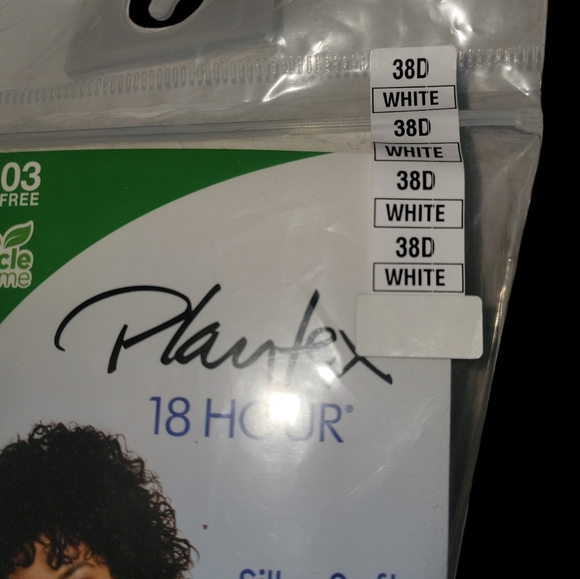 White 38D Playtex 18hour Silky Soft Smoothing Bra. Tru 4way Support. Breathable - Picture 6 of 6